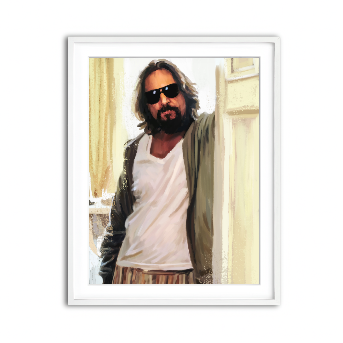 Framed Print 3x4 White