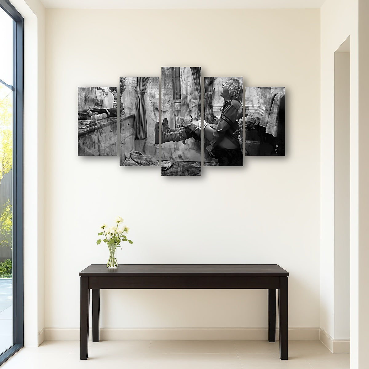 AUTO-MOCKUP ROOM | Dumb & Dumber Bathroom Decor Grayscale