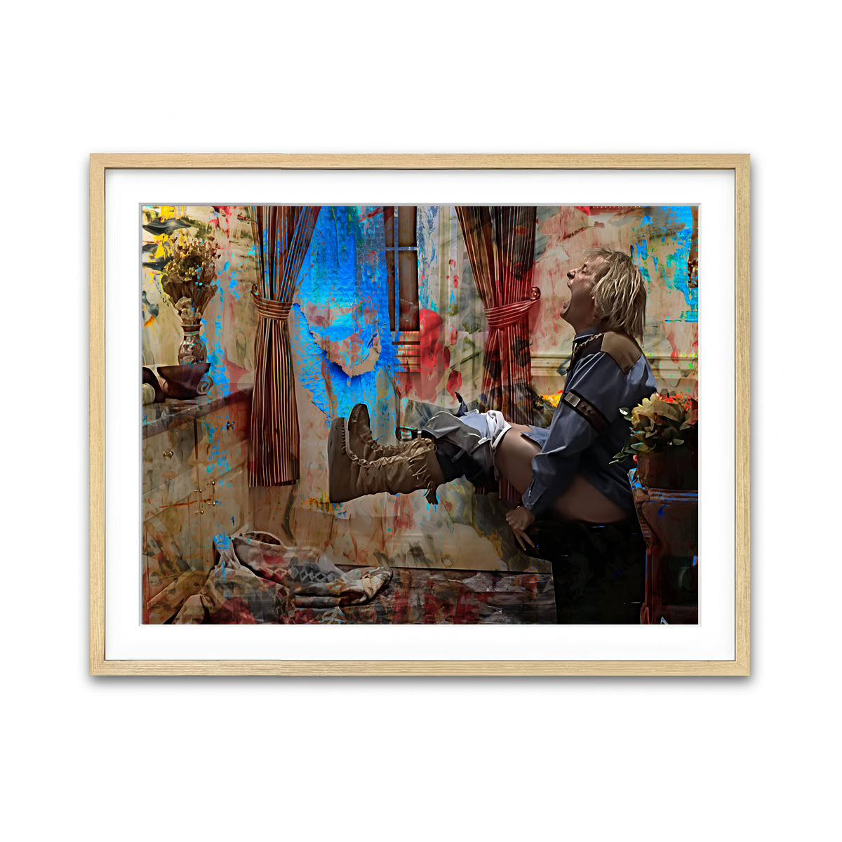 AUTO-MOCKUP WHITE | Dumb & Dumber Bathroom Decor | 1 Piece | Natural Framed Print | group=4x3