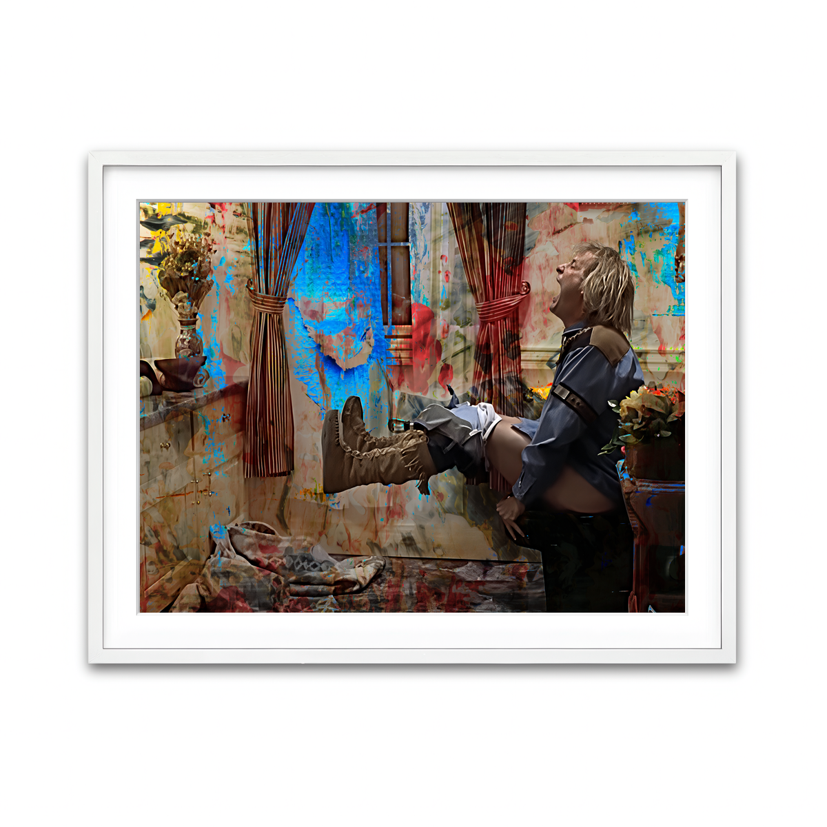 AUTO-MOCKUP WHITE | Dumb & Dumber Bathroom Decor | 1 Piece | White Framed Print | group=4x3