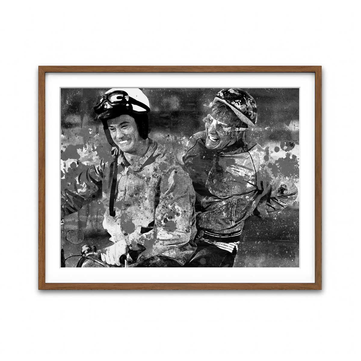 Framed Print 4x3 Walnut