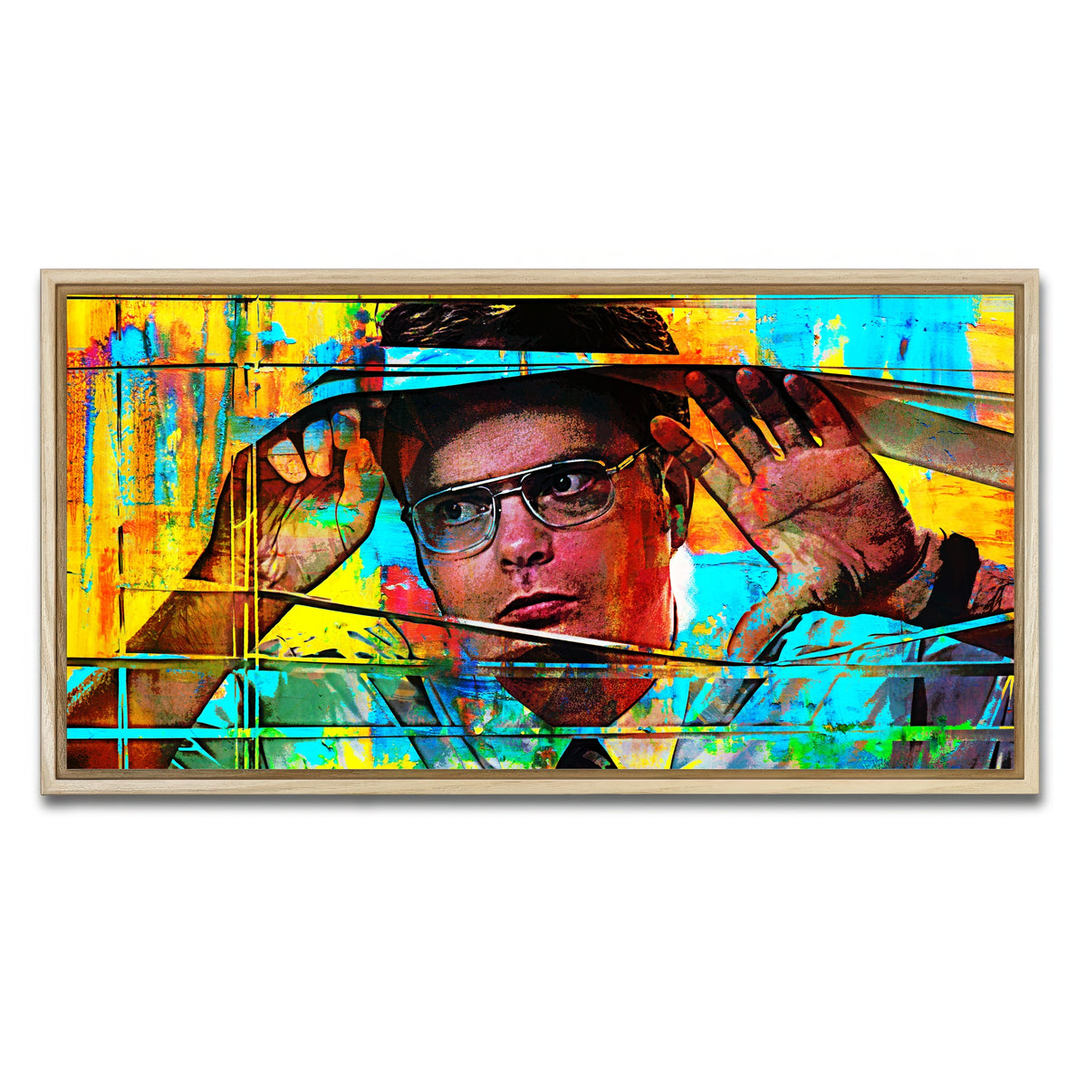 AUTO-MOCKUP WHITE | Dwight Schrute | 1 Piece | Natural Framed Canvas | group=2x1