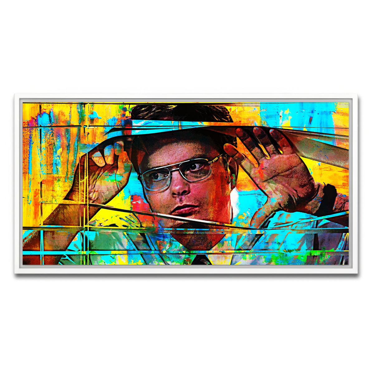 AUTO-MOCKUP WHITE | Dwight Schrute | 1 Piece | White Framed Canvas | group=2x1