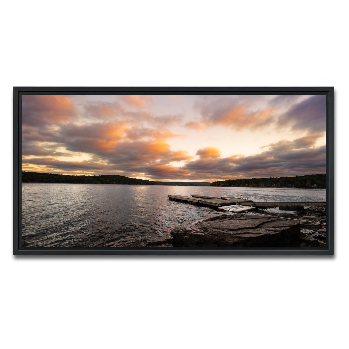 AUTO-MOCKUP WHITE | Easy Living | 1 Piece | Black Framed Canvas | group=2x1