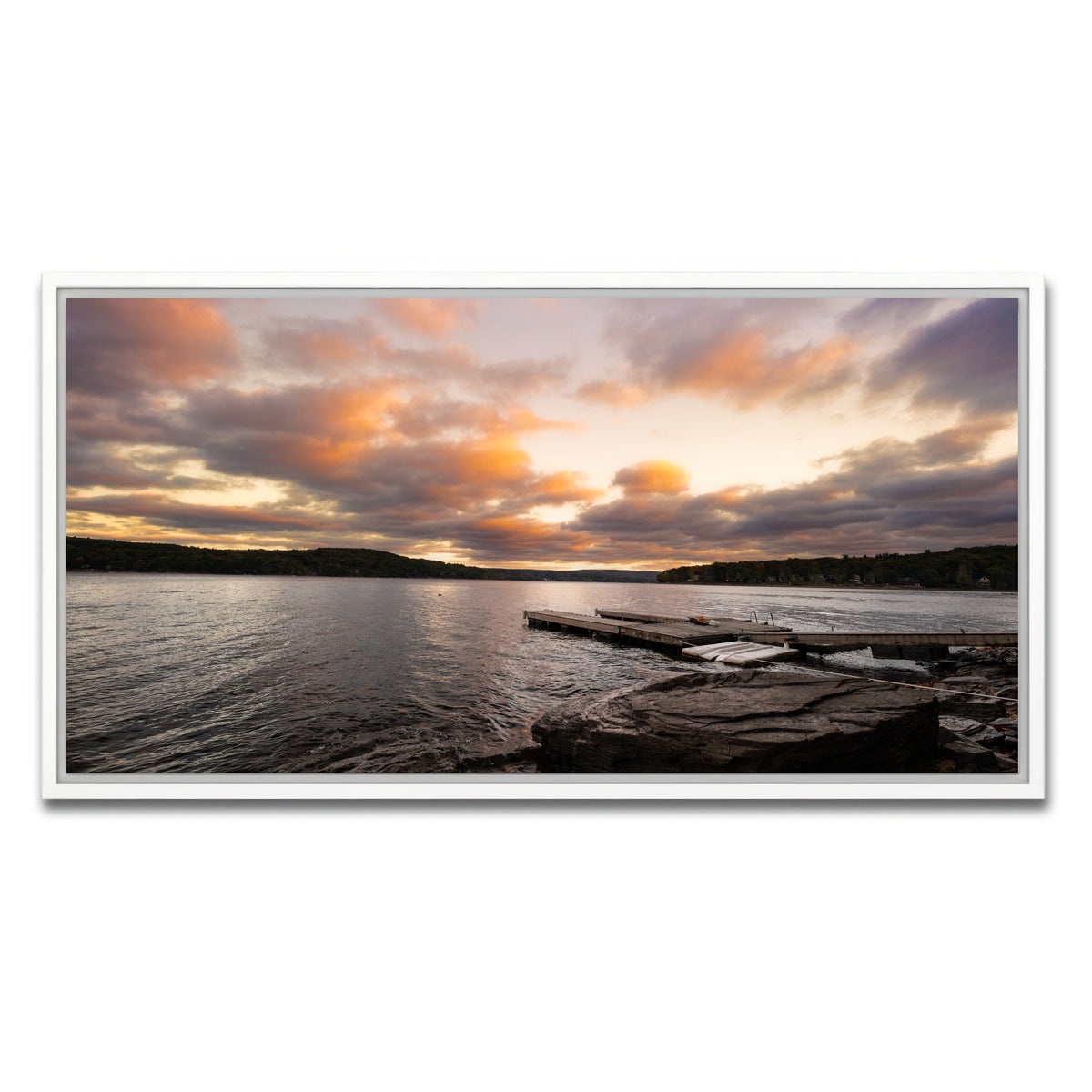 AUTO-MOCKUP WHITE | Easy Living | 1 Piece | White Framed Canvas | group=2x1
