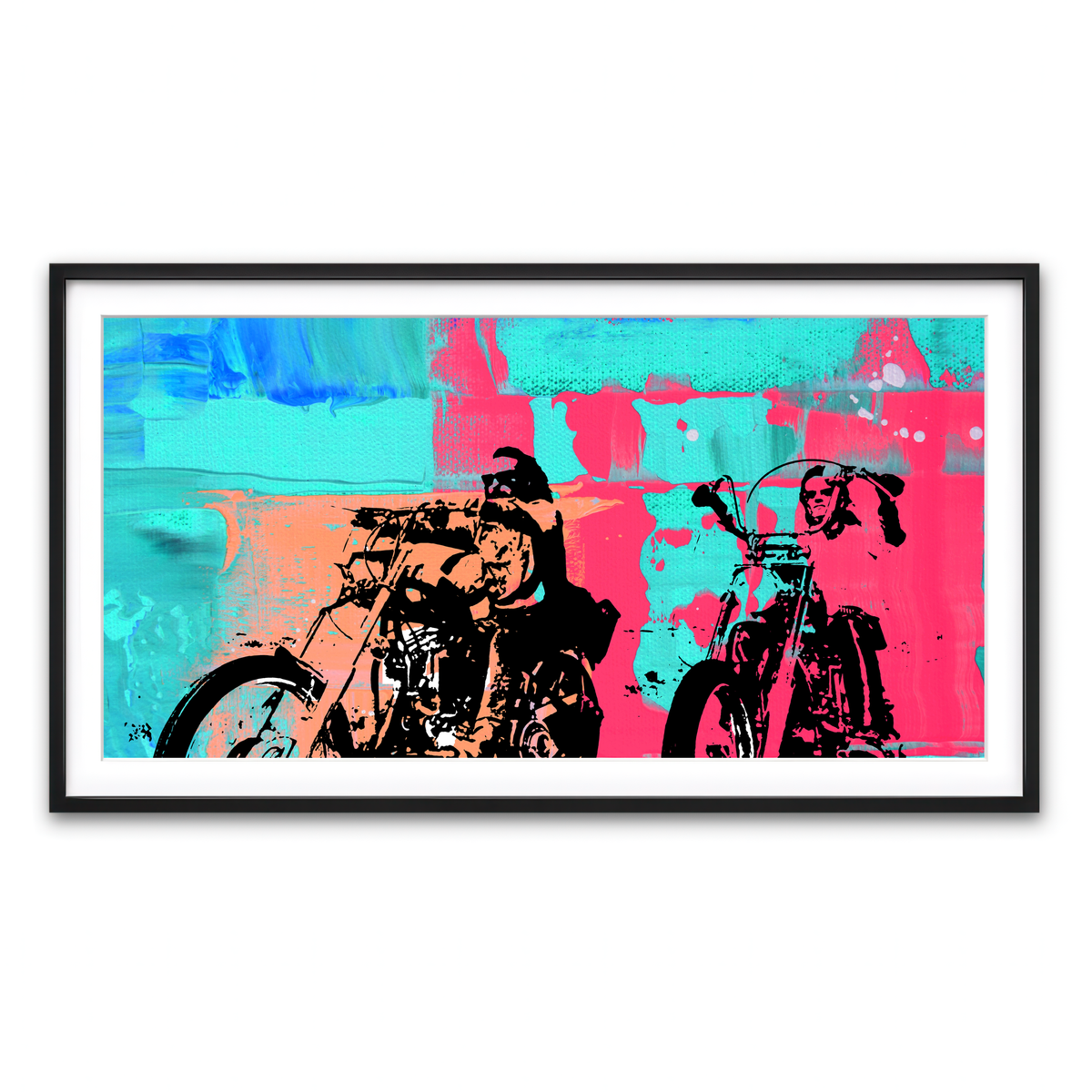 Framed Print 2x1 Black