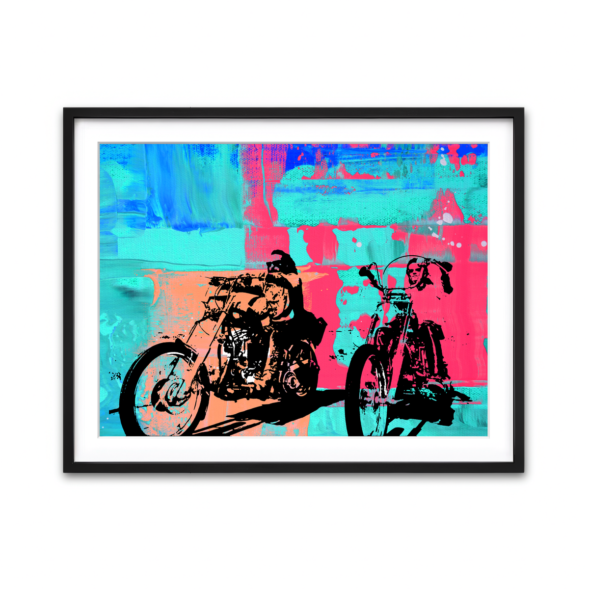 Framed Print 4x3 Black