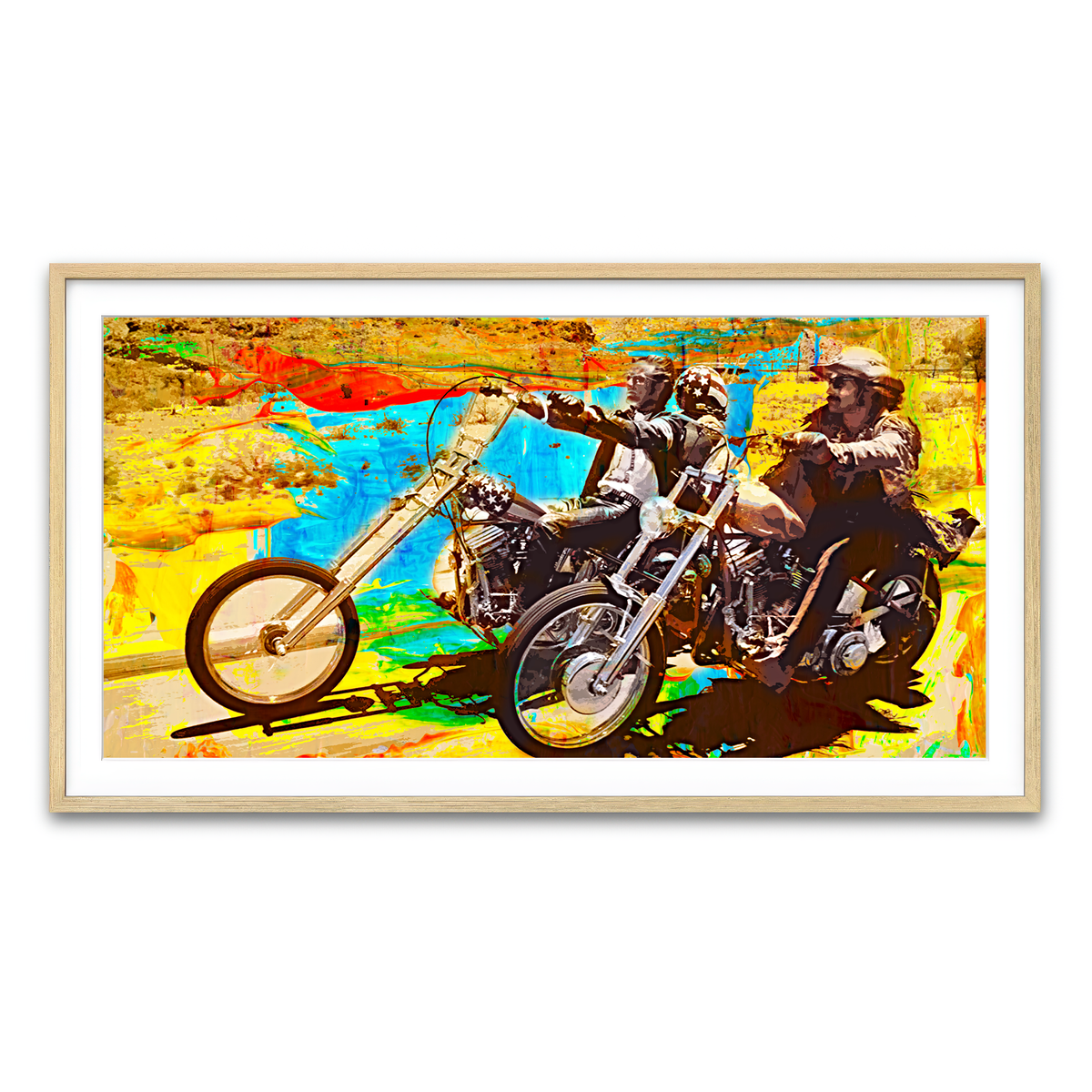 Framed Print 2x1 Natural