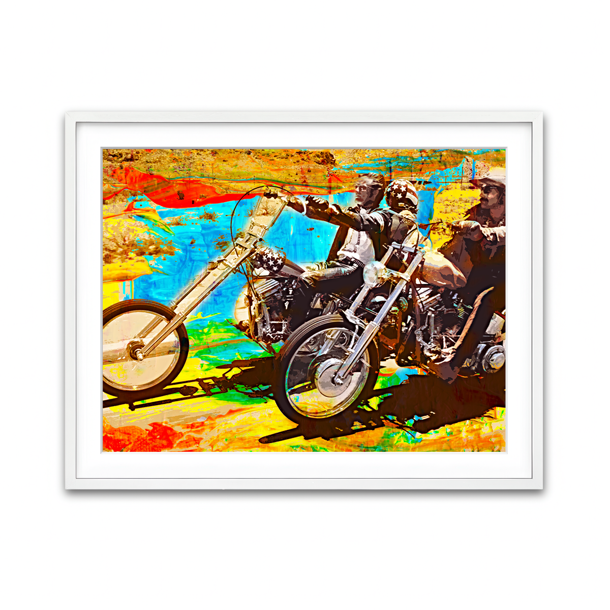 Framed Print 4x3 White