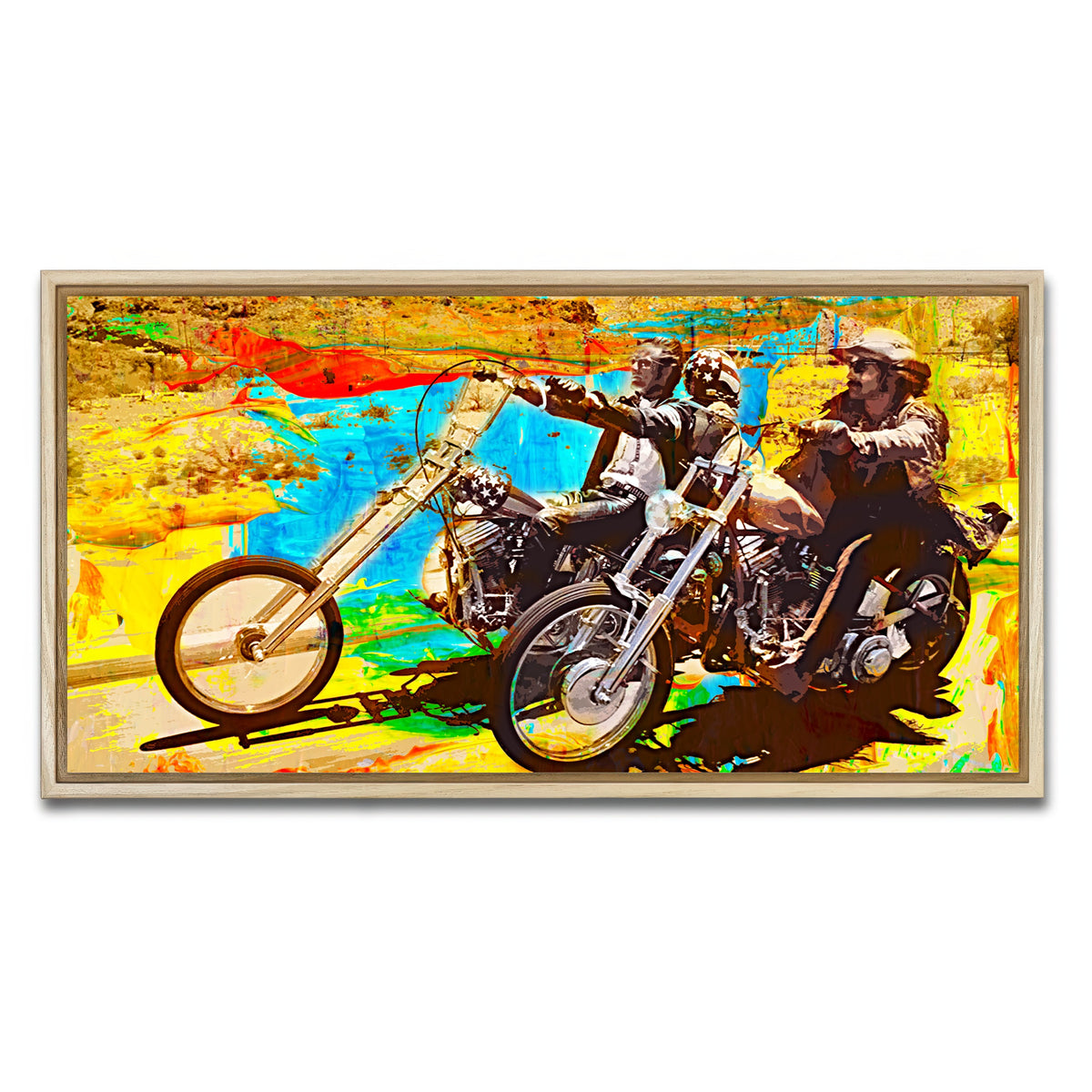 AUTO-MOCKUP WHITE | Easy Rider | 1 Piece | Natural Framed Canvas | group=2x1