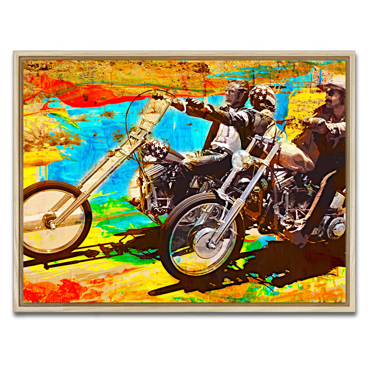AUTO-MOCKUP WHITE | Easy Rider | 1 Piece | Natural Framed Canvas | group=4x3