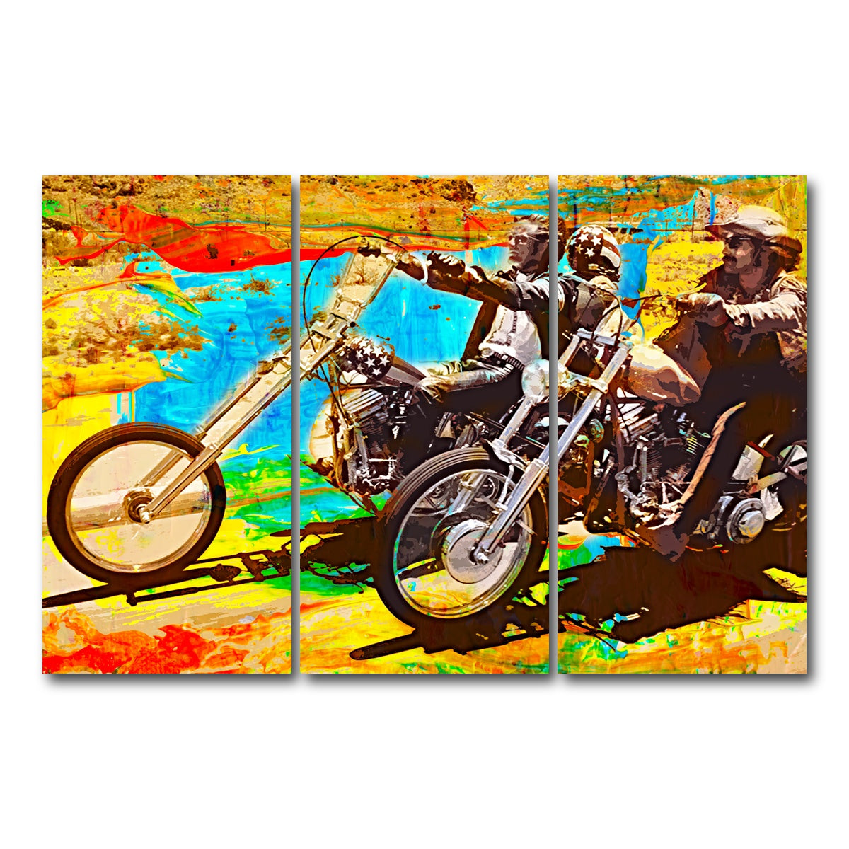 AUTO-MOCKUP WHITE | Easy Rider | 3 Piece | Gallery Wrap Canvas | group=12x24