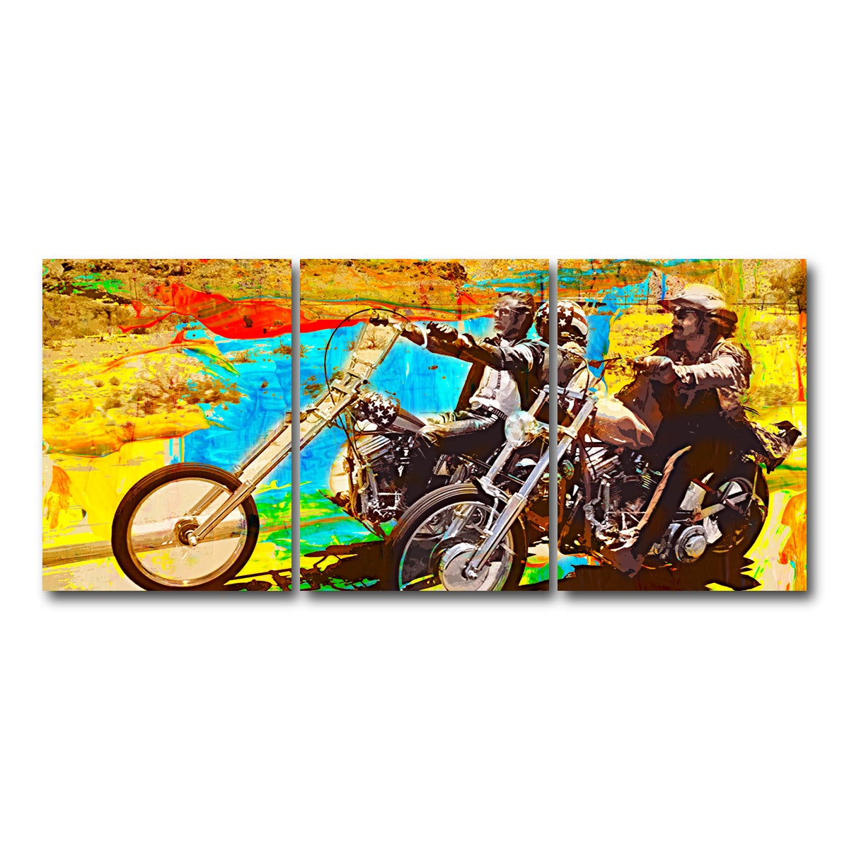 AUTO-MOCKUP WHITE | Easy Rider | 3 Piece | Gallery Wrap Canvas | group=18x24