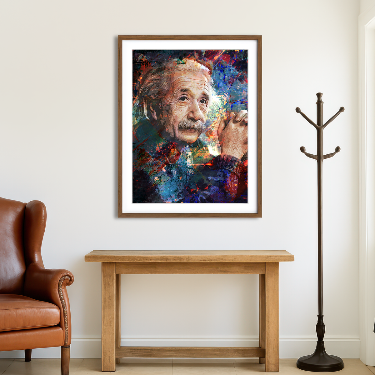 AUTO-MOCKUP ROOM | Einstein Wall Art