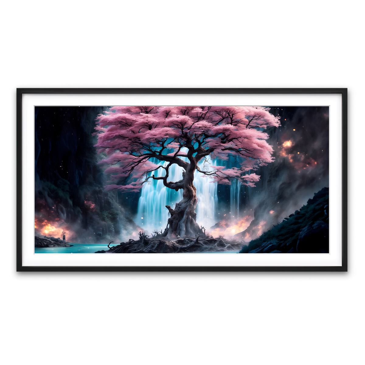 Framed Print 2x1 Black