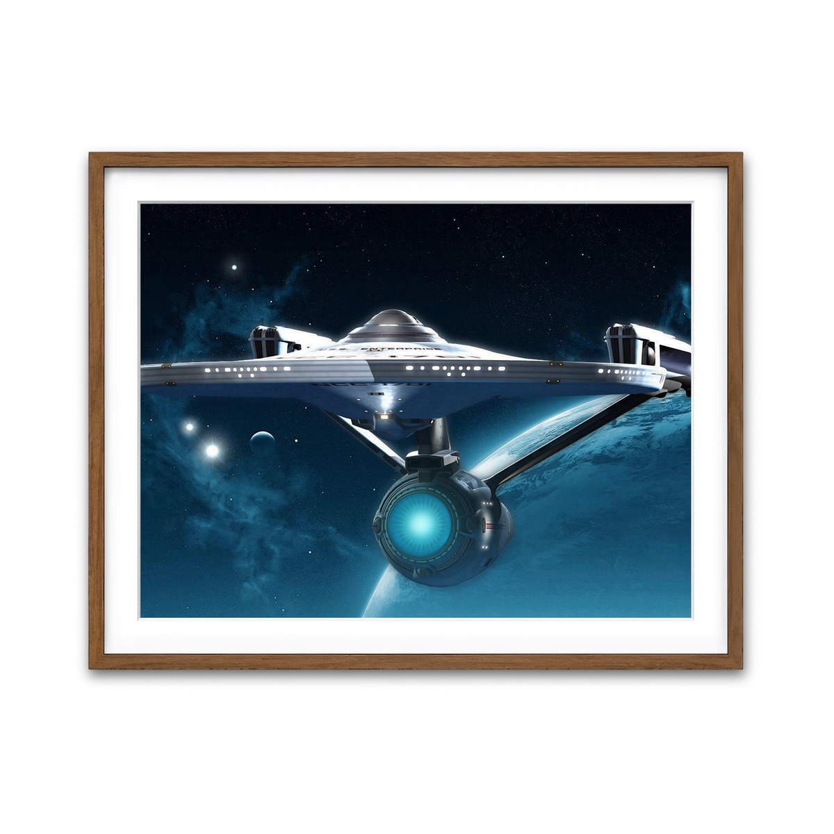 Framed Print 4x3 Walnut