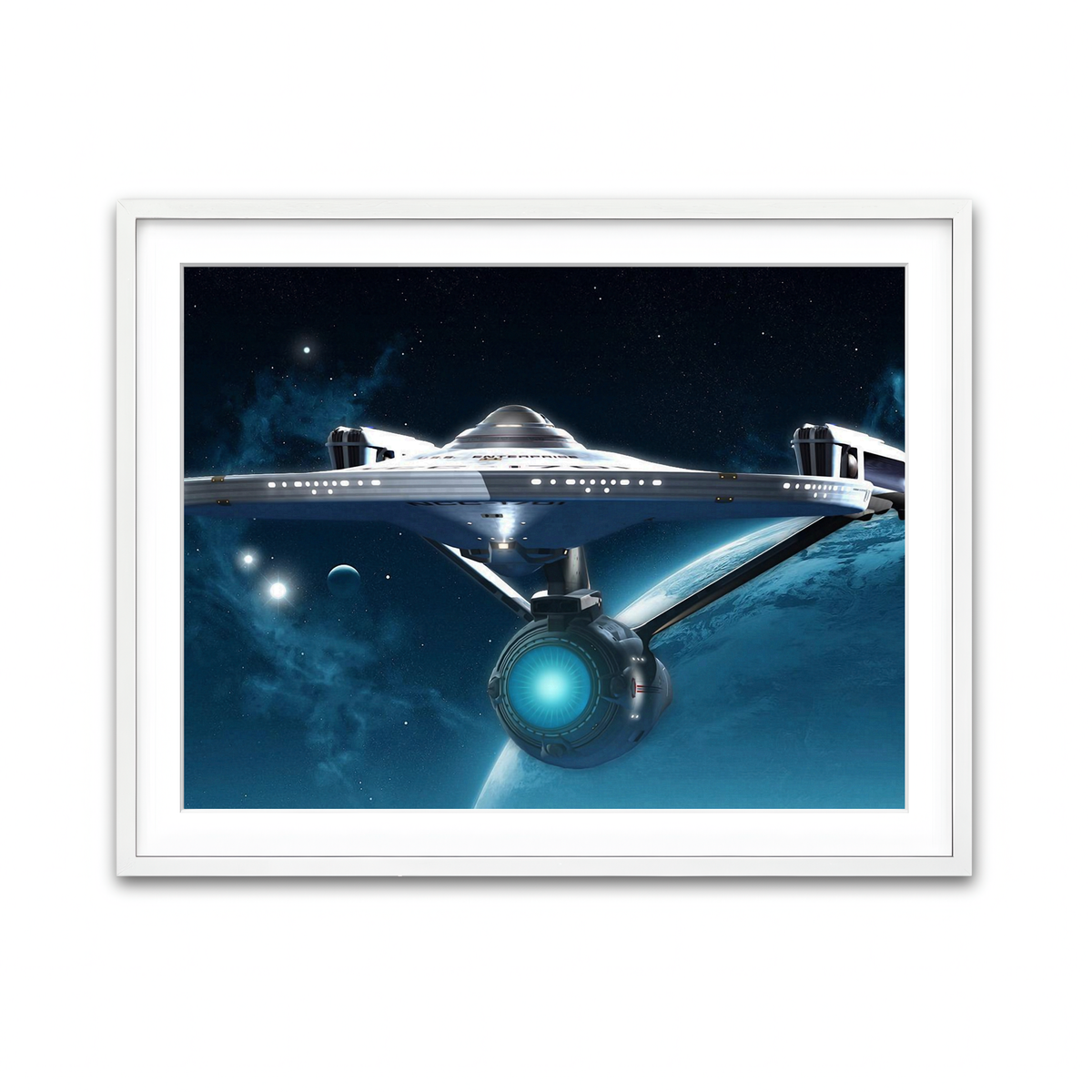 Framed Print 4x3 White