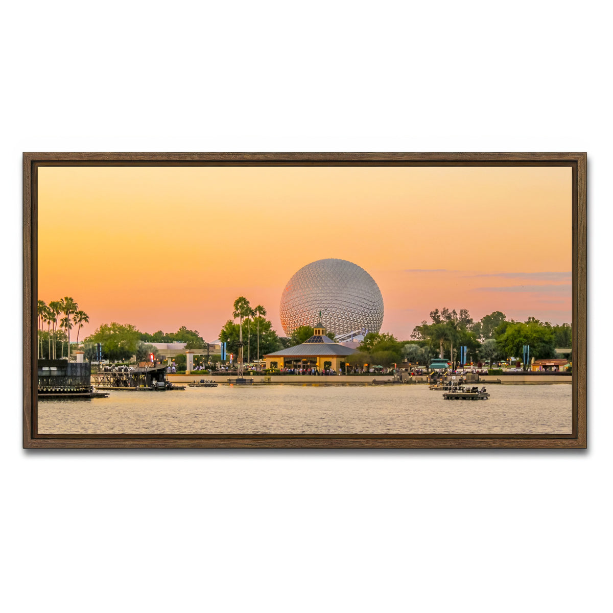 AUTO-MOCKUP WHITE | Epcot | 1 Piece | Walnut Framed Canvas | group=2x1
