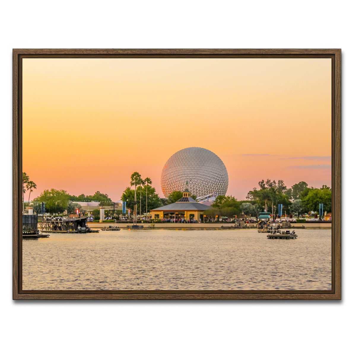 AUTO-MOCKUP WHITE | Epcot | 1 Piece | Walnut Framed Canvas | group=4x3