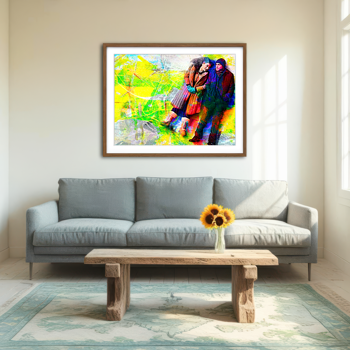 AUTO-MOCKUP ROOM | Eternal Sunshine of the Spotless Mind Wall Art