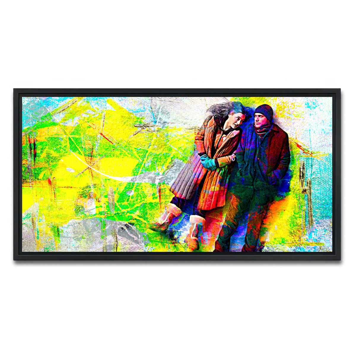 AUTO-MOCKUP WHITE | Eternal Sunshine of the Spotless Mind | 1 Piece | Black Framed Canvas | group=2x1