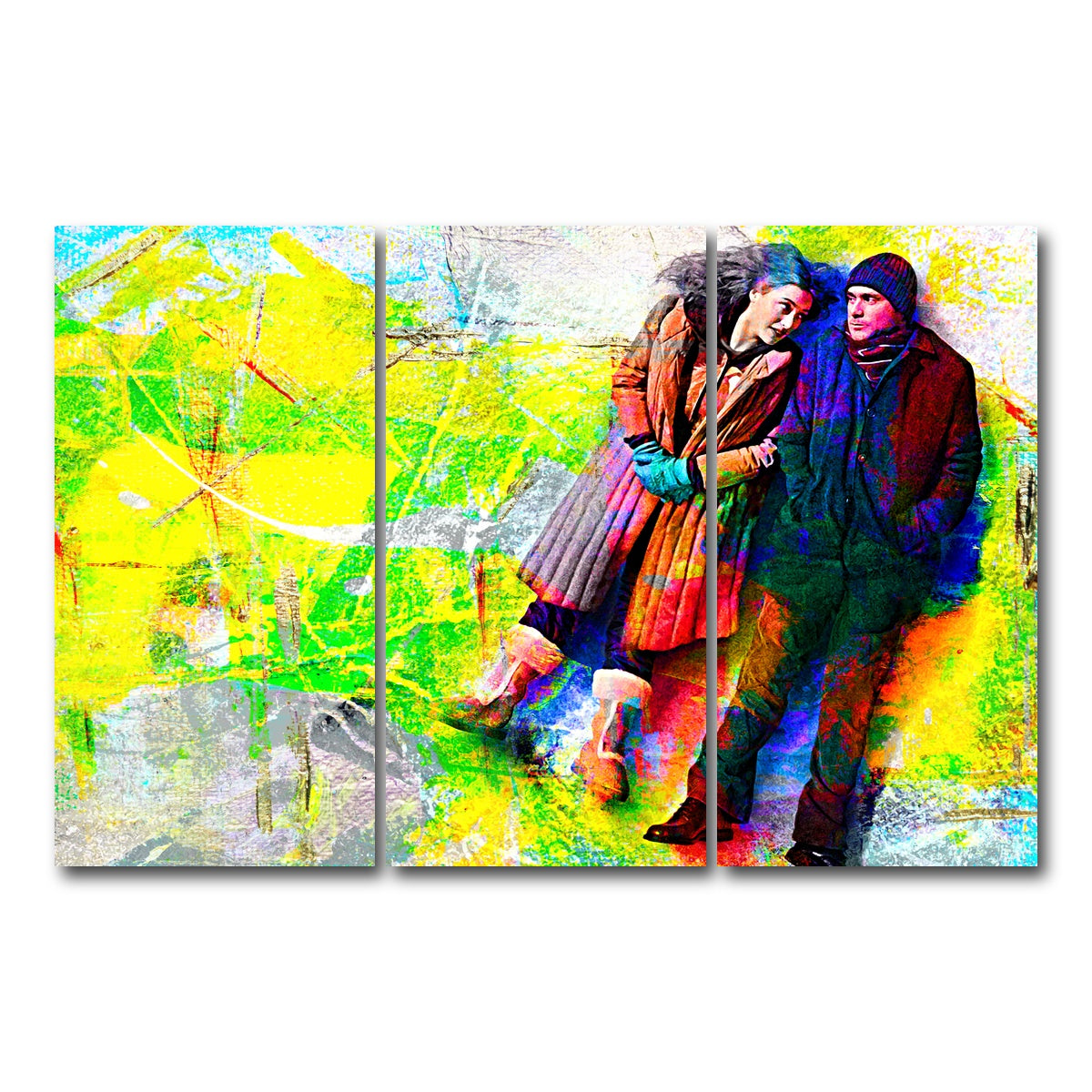 AUTO-MOCKUP WHITE | Eternal Sunshine of the Spotless Mind | 3 Piece | Gallery Wrap Canvas | group=12x24