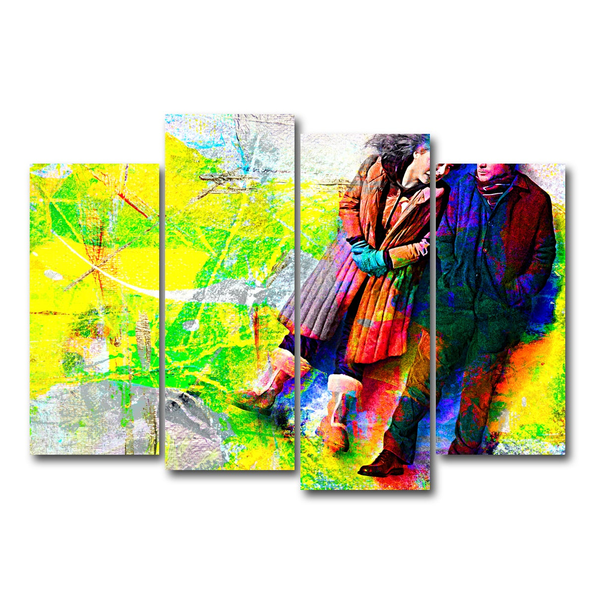 AUTO-MOCKUP WHITE | Eternal Sunshine of the Spotless Mind | 4 Piece | Gallery Wrap Canvas | group=4_normal