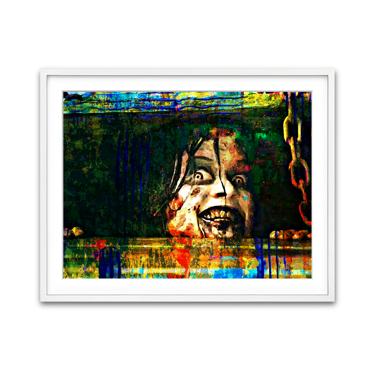 Framed Print 4x3 White