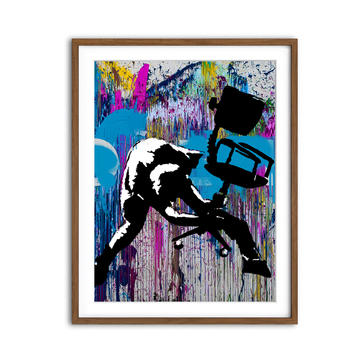 Framed Print 3x4 Walnut