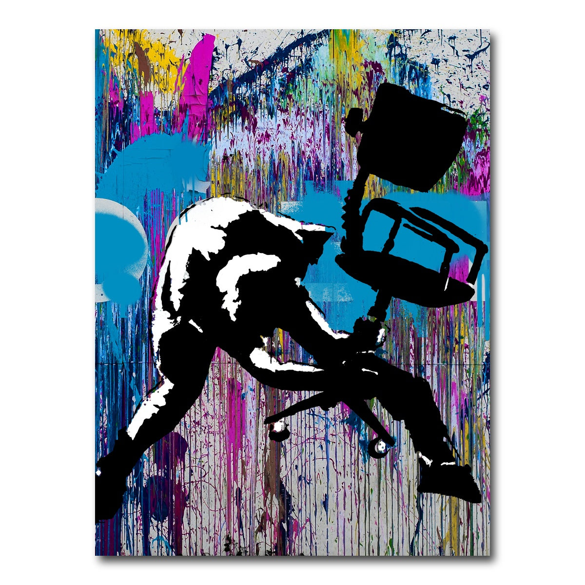 AUTO-MOCKUP WHITE | F the Office | 1 Piece | Gallery Wrap Canvas | group=3x4