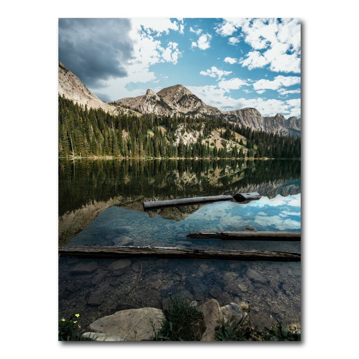 AUTO-MOCKUP WHITE | Fairy Lake Reflection | 1 Piece | Gallery Wrap Canvas | group=3x4