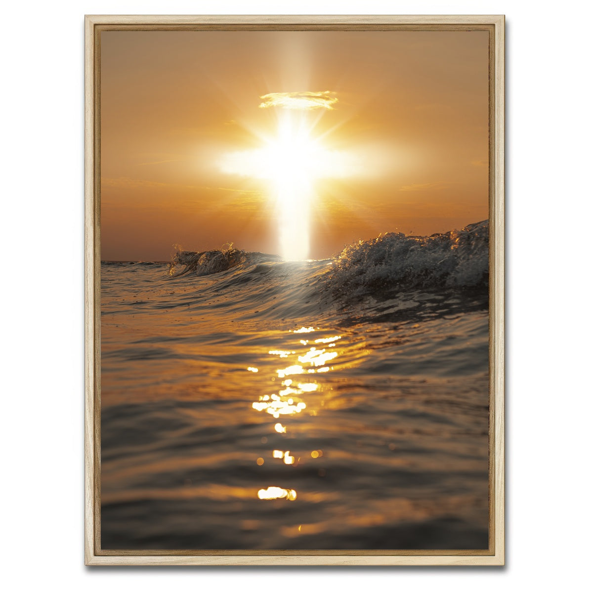 AUTO-MOCKUP WHITE | Faith | 1 Piece | Natural Framed Canvas | group=3x4