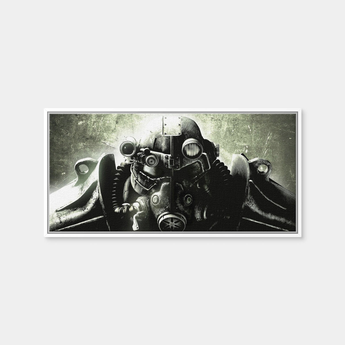 AUTO-MOCKUP WHITE | Fallout T60 | 1 Piece | White Framed Canvas | group=2x1