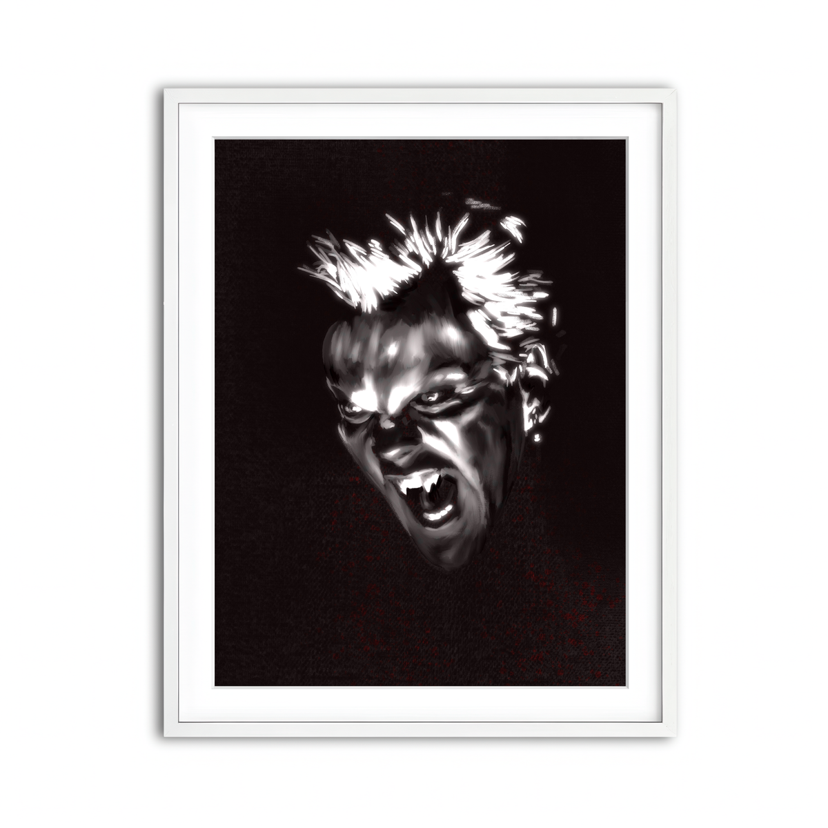 Framed Print 3x4 White