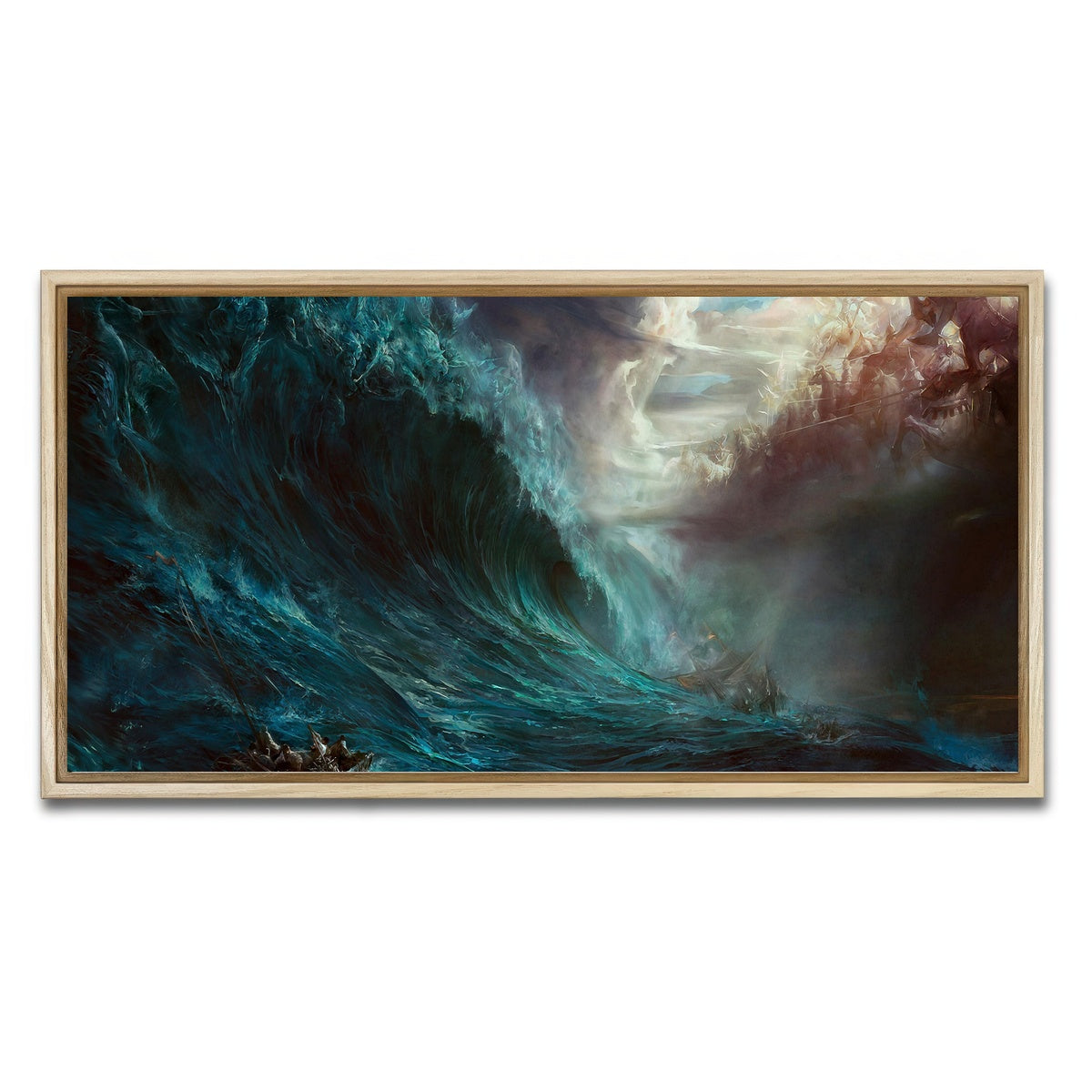 AUTO-MOCKUP WHITE | Fantasy Storm | 1 Piece | Natural Framed Canvas | group=2x1