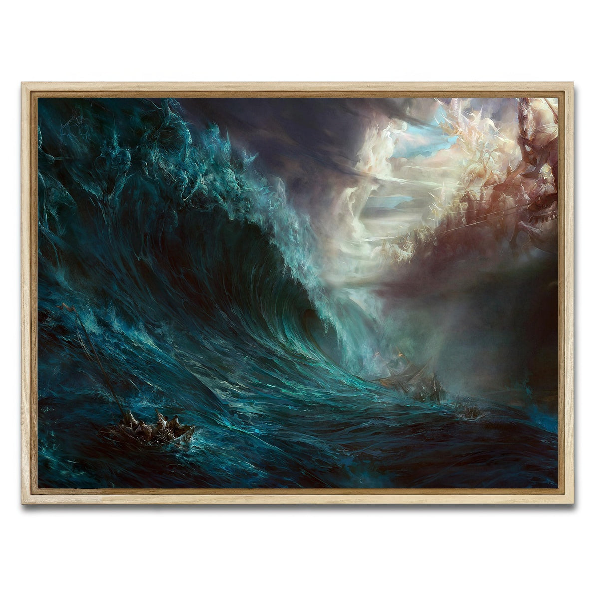 AUTO-MOCKUP WHITE | Fantasy Storm | 1 Piece | Natural Framed Canvas | group=4x3