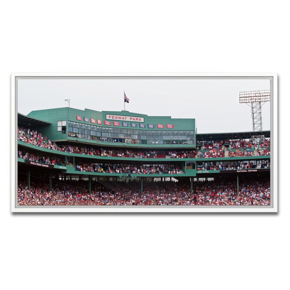 AUTO-MOCKUP WHITE | Fenway Field Canvas | 1 Piece | White Framed Canvas | group=2x1