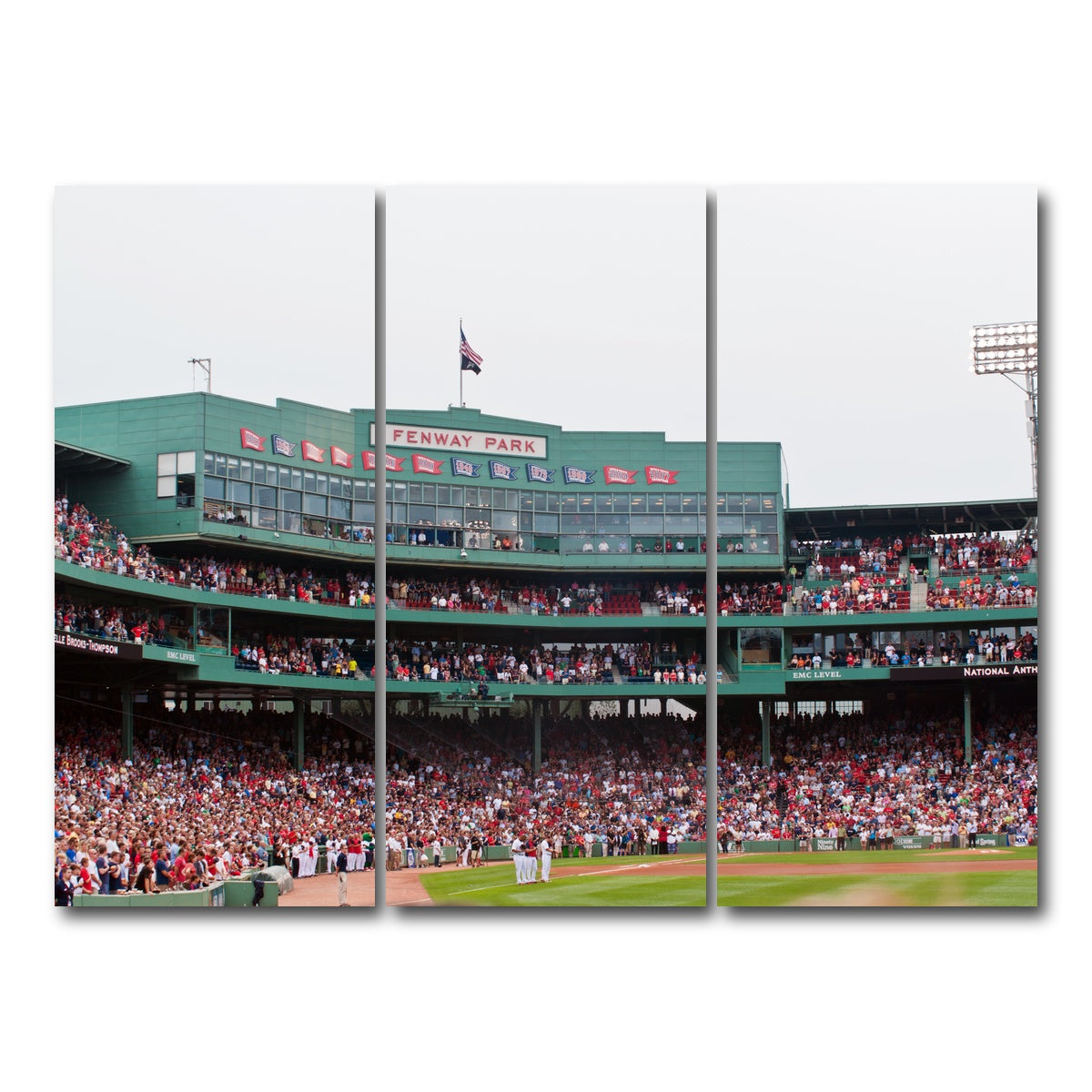 AUTO-MOCKUP WHITE | Fenway Field Canvas | 3 Piece | Gallery Wrap Canvas | group=8x18