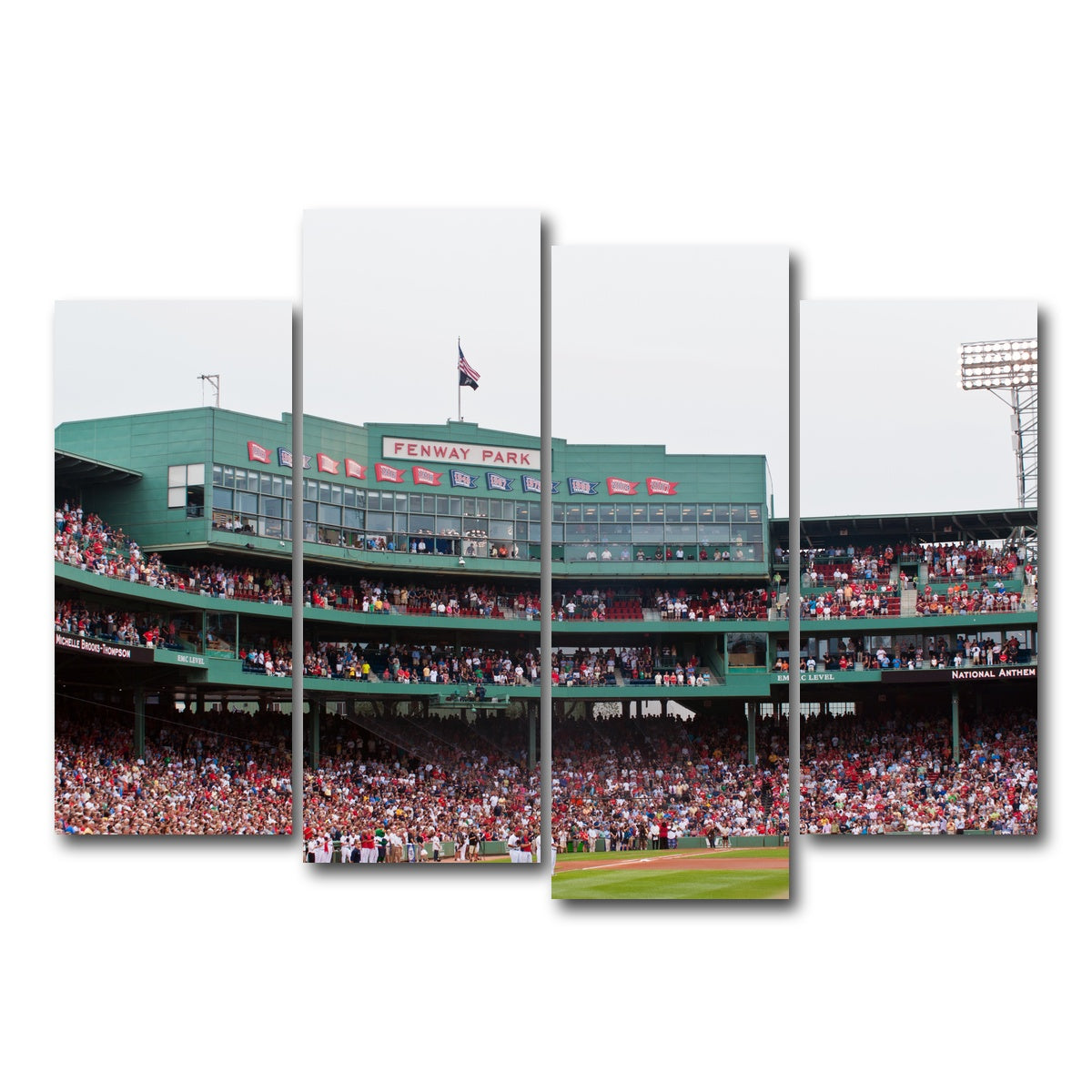 AUTO-MOCKUP WHITE | Fenway Field Canvas | 4 Piece | Gallery Wrap Canvas | group=4_normal