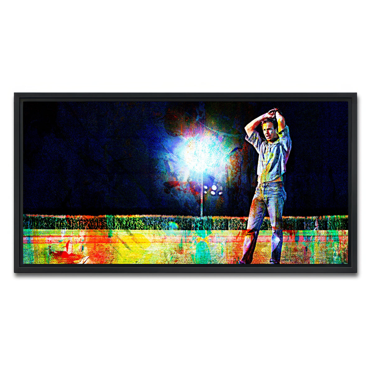 AUTO-MOCKUP WHITE | Field of Dreams - Ray | 1 Piece | Black Framed Canvas | group=2x1