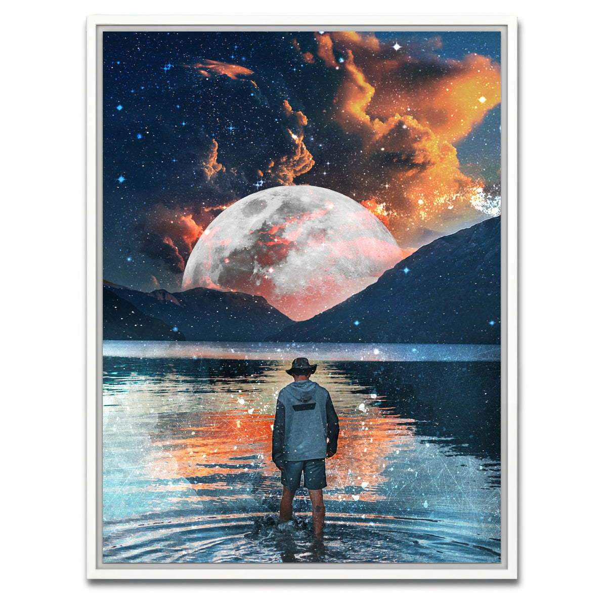 AUTO-MOCKUP WHITE | Find your path | 1 Piece | White Framed Canvas | group=3x4