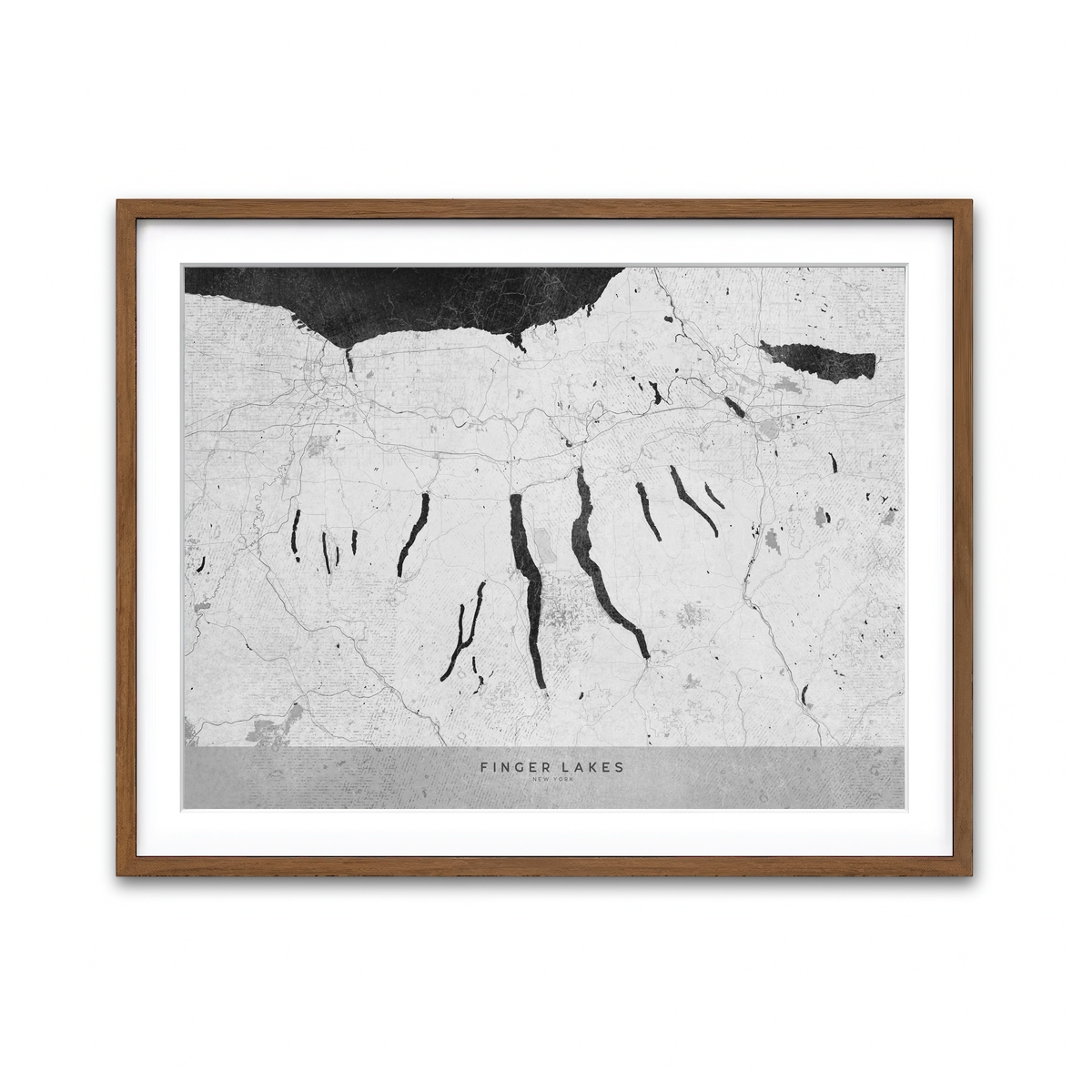 Framed Print 4x3 Walnut