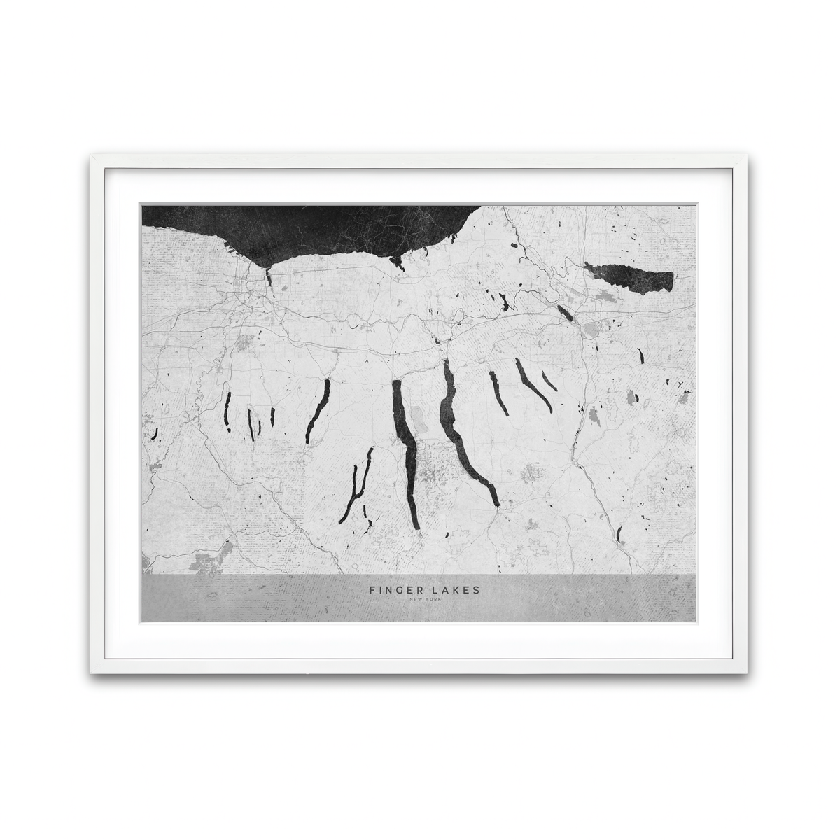 Framed Print 4x3 White
