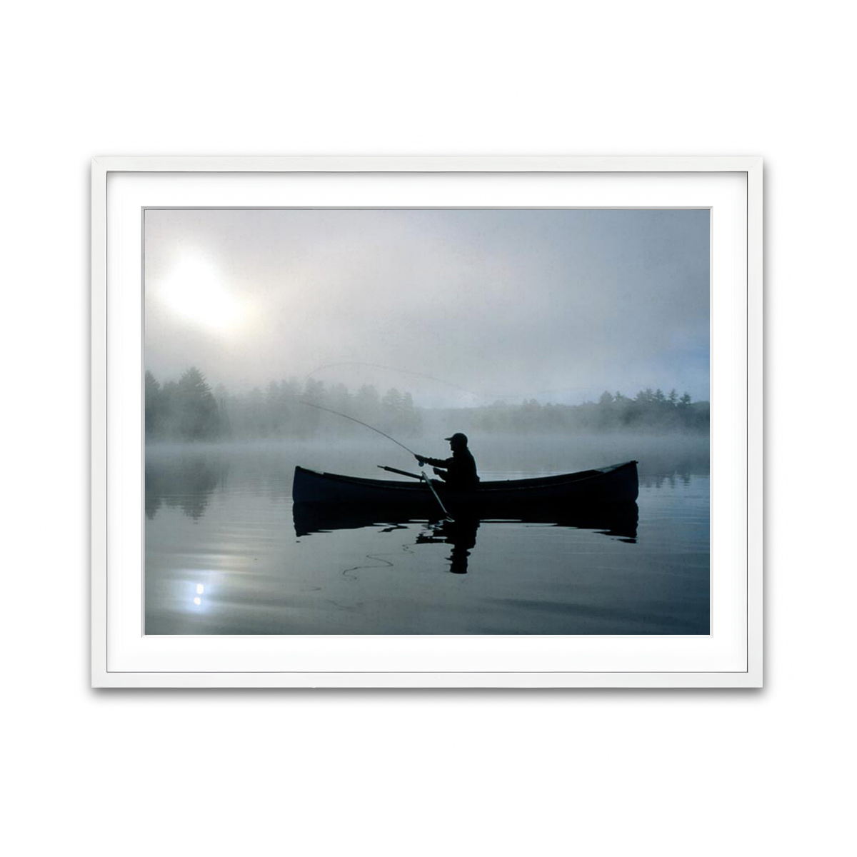 Framed Print 4x3 White