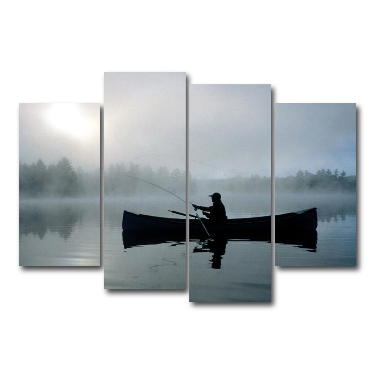 AUTO-MOCKUP WHITE | Fishing Boat | 4 Piece | Gallery Wrap Canvas | group=4_short