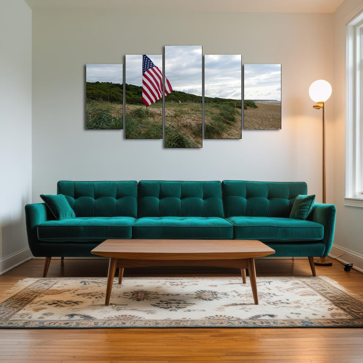 AUTO-MOCKUP ROOM | Flag On Omaha Beach