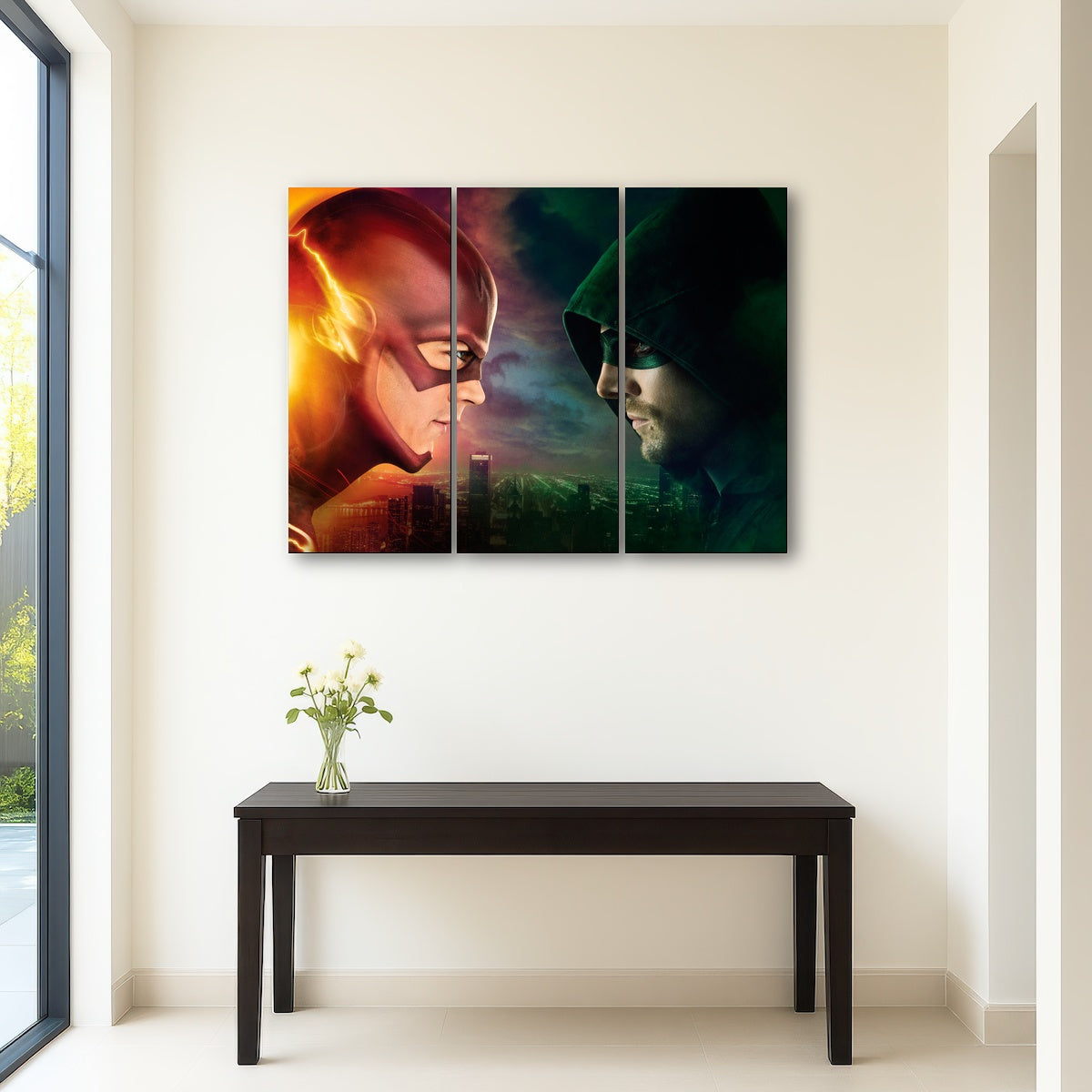 AUTO-MOCKUP ROOM | Flash vs. Arrow