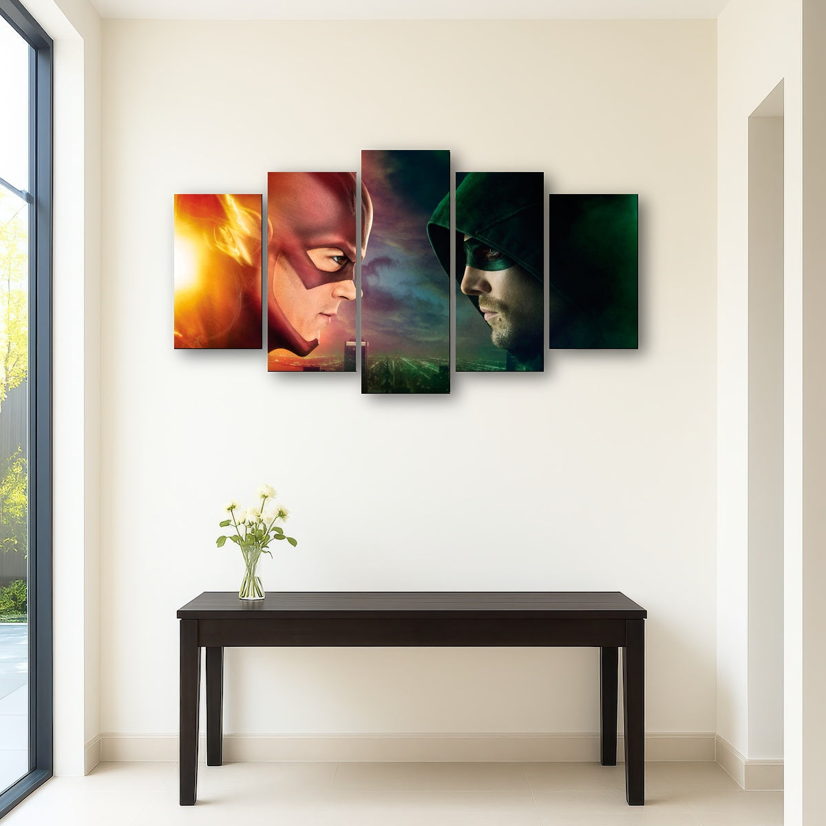 AUTO-MOCKUP ROOM | Flash vs. Arrow