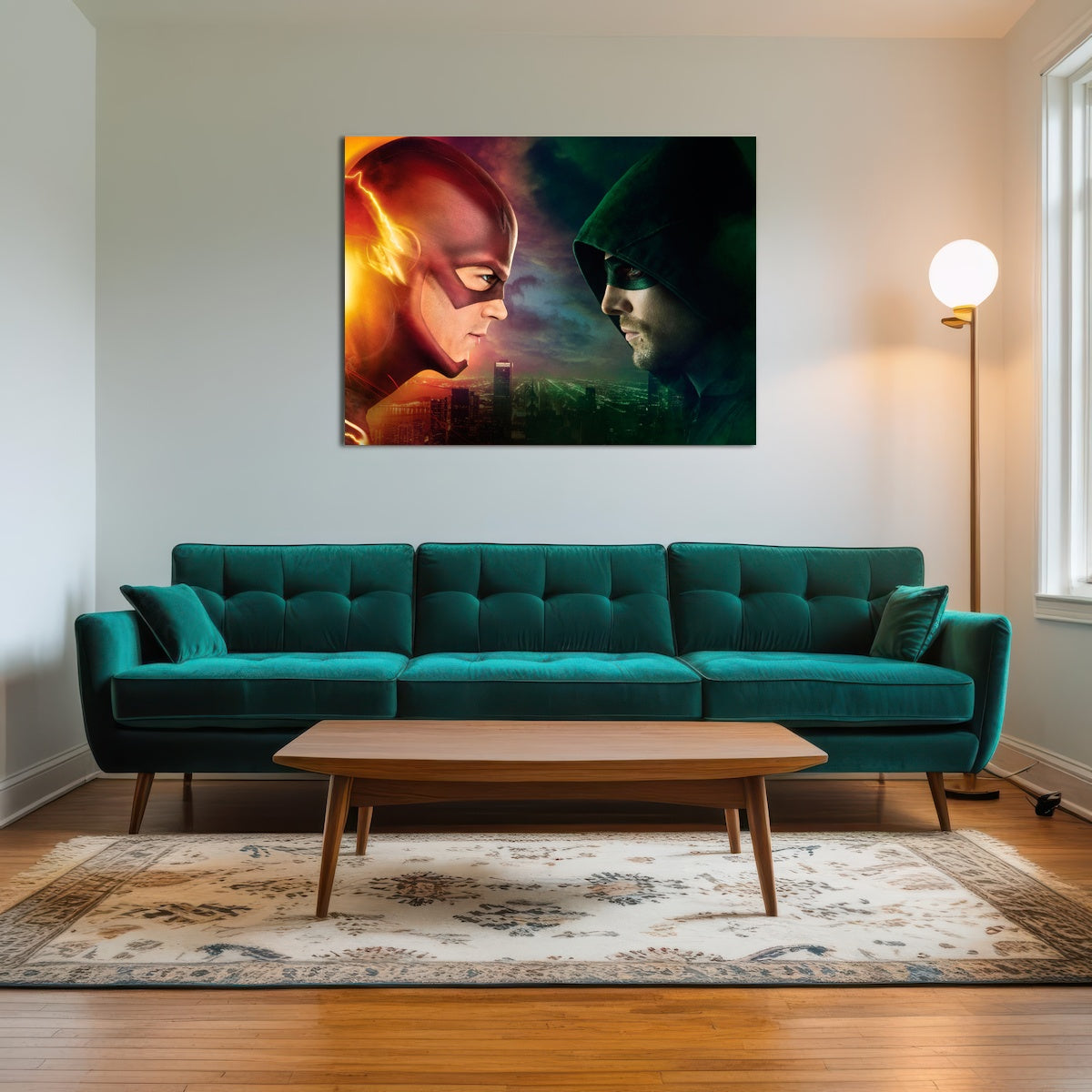 AUTO-MOCKUP ROOM | Flash vs. Arrow