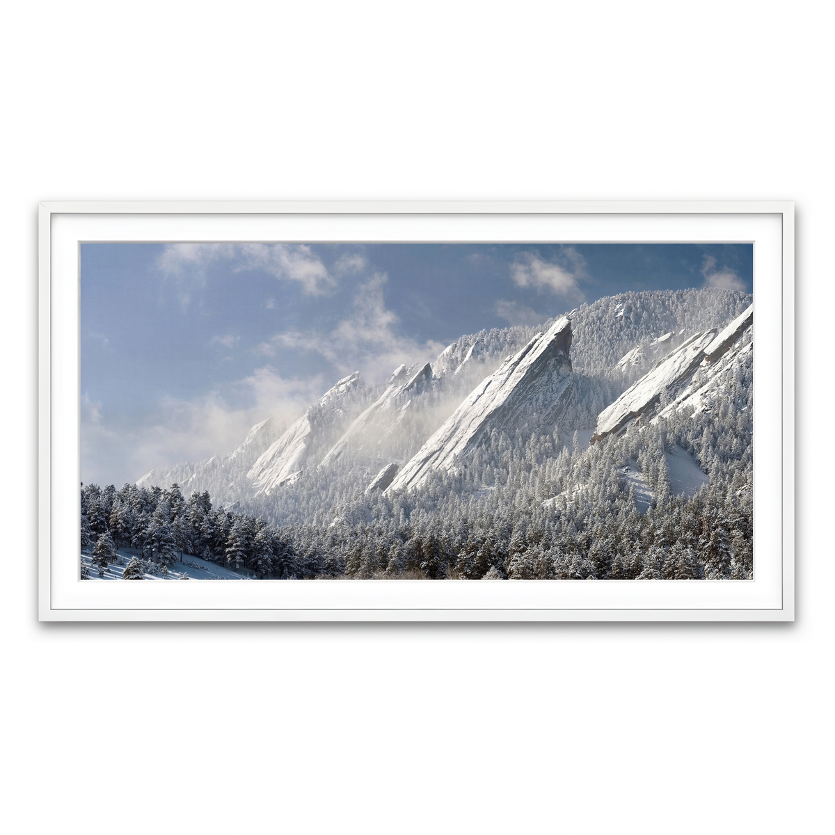 AUTO-MOCKUP WHITE | Flatirons | 1 Piece | White Framed Print | group=2x1